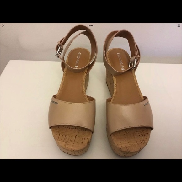 Coach wedges size 10 New - Picture 1 of 3